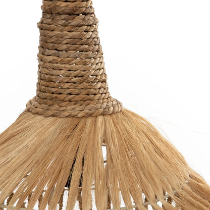 Hippie Tipi Pendant Natural L Abaca Grass Boho Interior