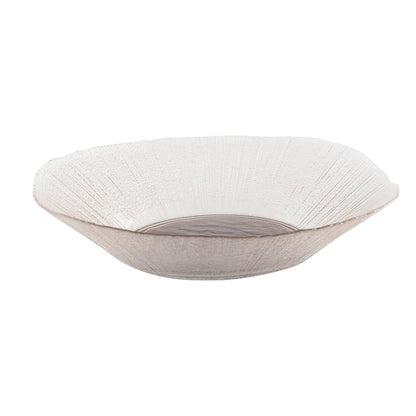 Saladier ovaal glas 30 cm transparant