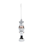 Notenkraker beeld 13 cm wit kunststof