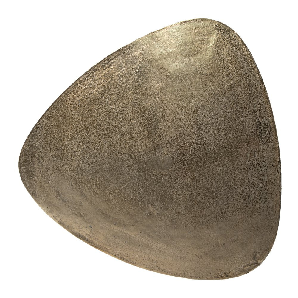 Salontafel 77x77x54 cm goudkleurig aluminium