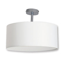 Plafondlamp textiel 40 cm wit E27