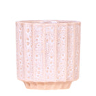 Sierpot wit hout keramiek 11 cm