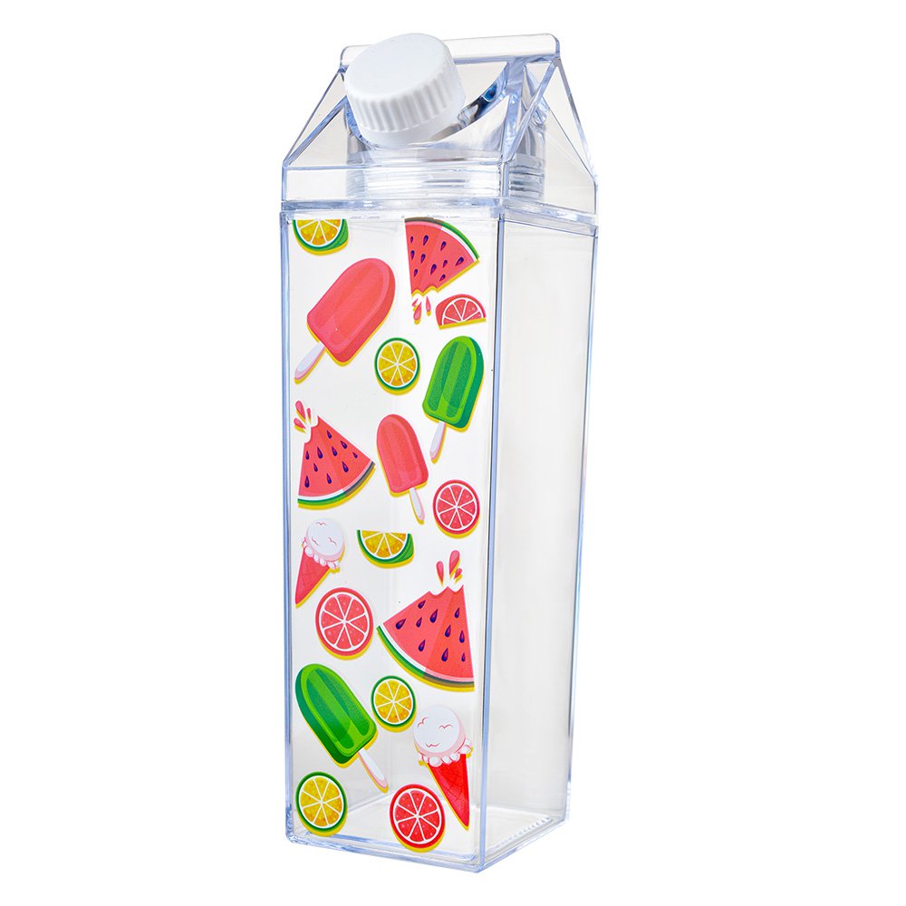 Drinkfles 500 ml kartonpak transparant kunststof