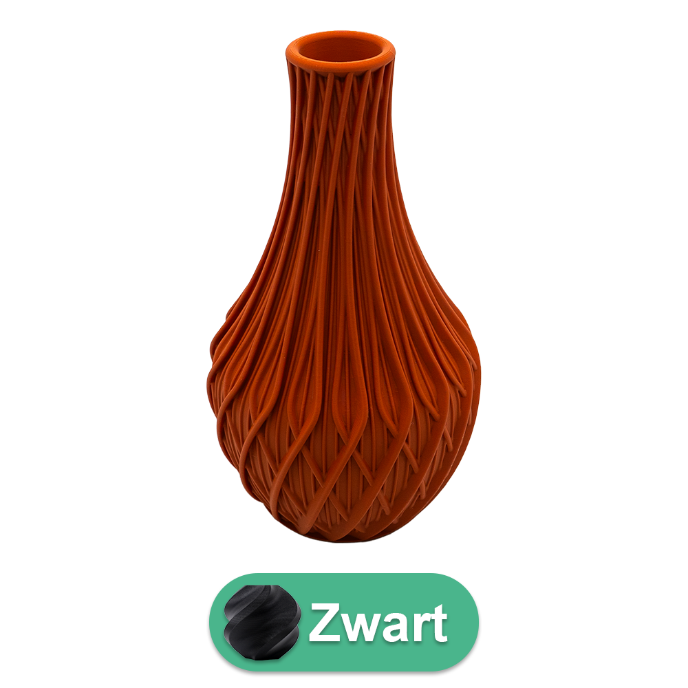 3D vaas 20 cm donker blauw PLA