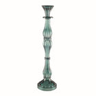 Kandelaar glas turquoise 41 cm