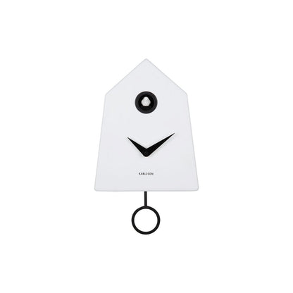 Wandklok Grafico 22x36 cm wit