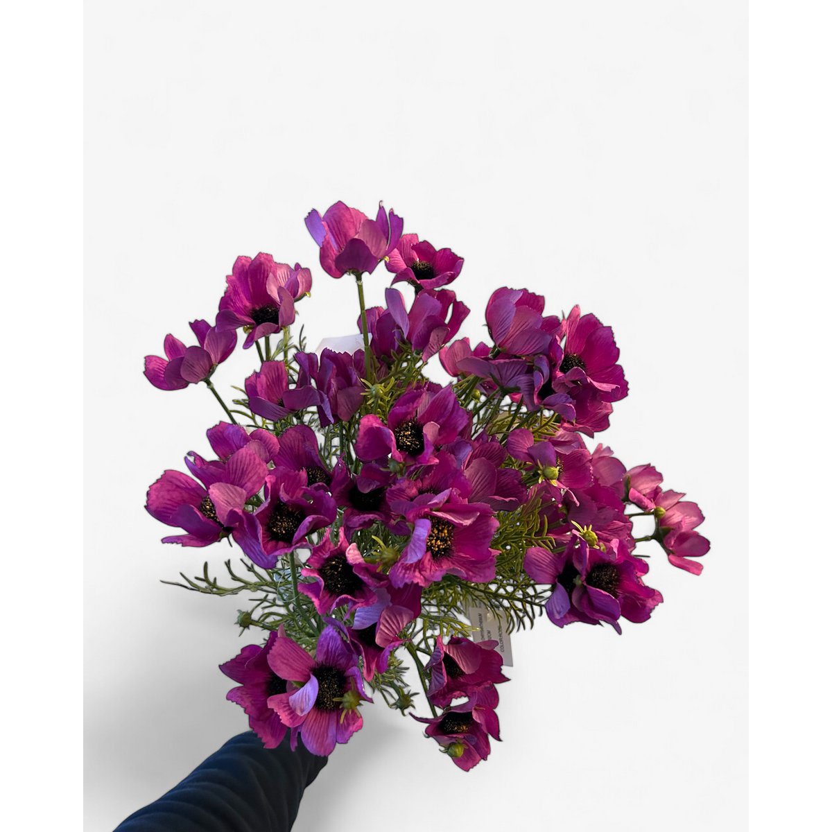 3D Real Touch Chrysanthemum Purple | Silk Artificial Flower | Length 52cm 1pc