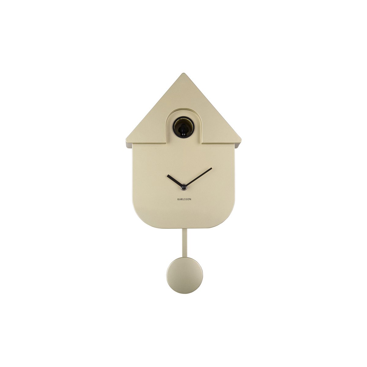 Wandklok Karlsson koekoek 22x41 cm goud