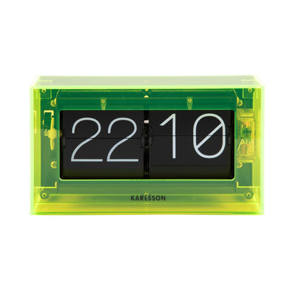 Boxed Flip Table Clock