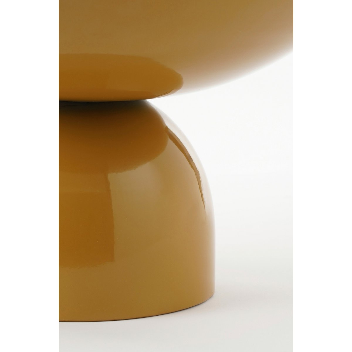 Bijzettafel 47 cm ijzer bruin