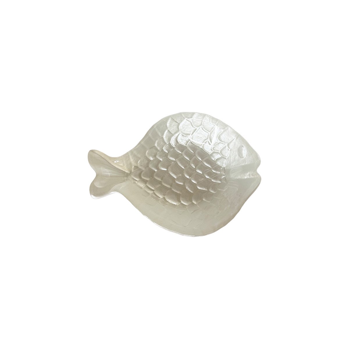 Witte visschotel 16x11,5x3cm