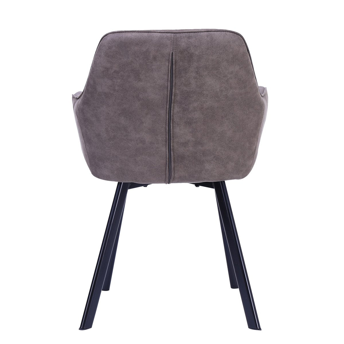 Fauteuils set 2 taupe microvezel