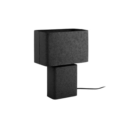 Tafellamp Boaz Recto 14x24x33 cm zwart ijzer