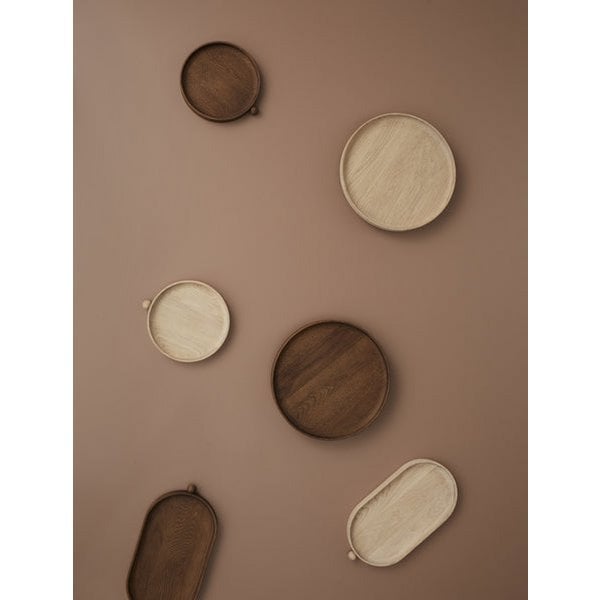 Inka Wooden Round Tray - Small