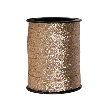 Decorative Ribbon 5x5x15 cm Gold-colored Plastic