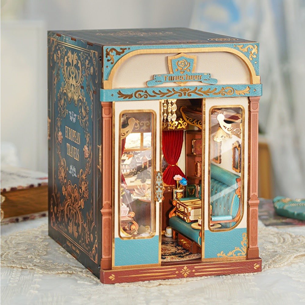 Tonecheer, DIY Book Nook, European Travels, TQ443, 15,8x22,4x22,5cm