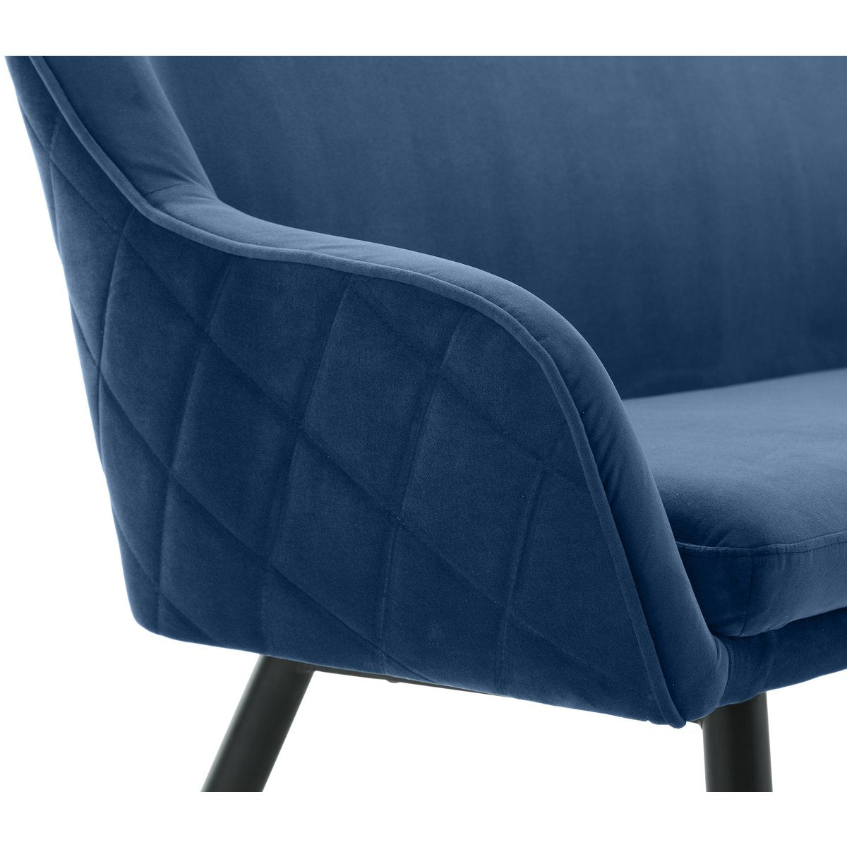 Bench 160 cm velvet blue
