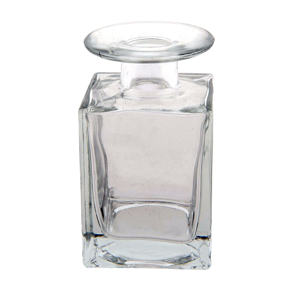 Vaas 6x6x11 cm glas transparant