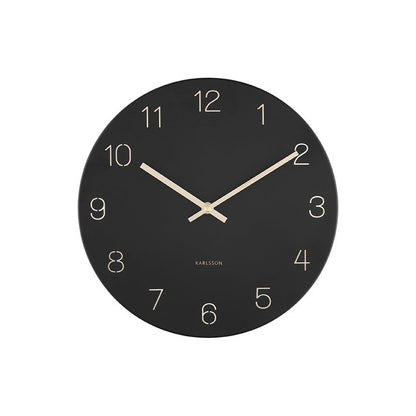 Wandklok Karlsson Charm 20 cm goud