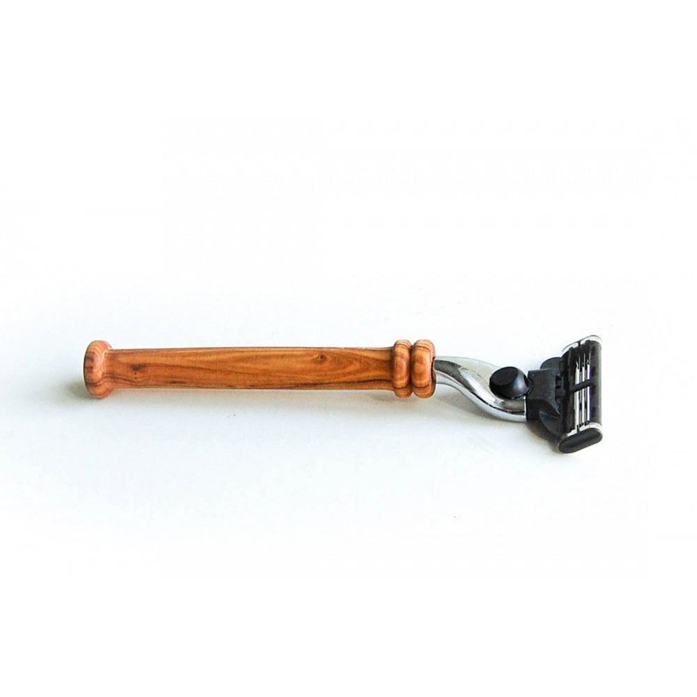 Natte scheermes K2 M3 olijfhout 13 cm