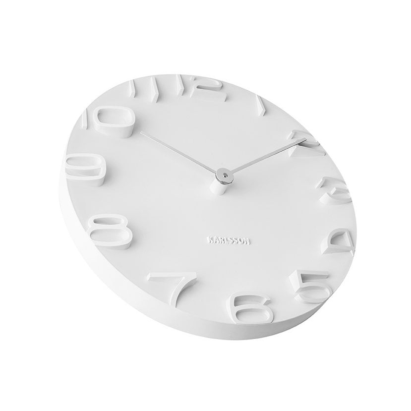 Wandklok zwart 50 cm