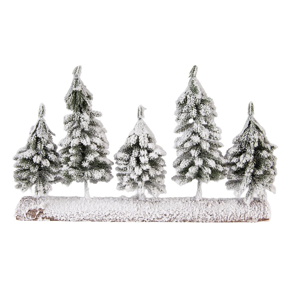 Mini Kunstkerstboom 40x8x25 cm Groen Hout