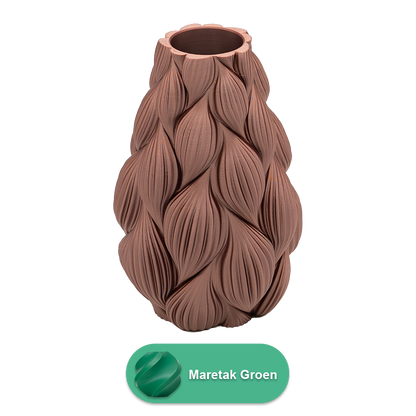Lamina 3D vaas - 3D geprinte vaas - Duurzaam PLA - Geschikt voor kunstbloemen