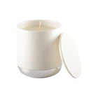 Ceramic Candle on Silver Base Vanilla Scent Ornament