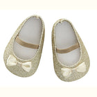 Poppenschoentjes glitter goud 46-50 cm