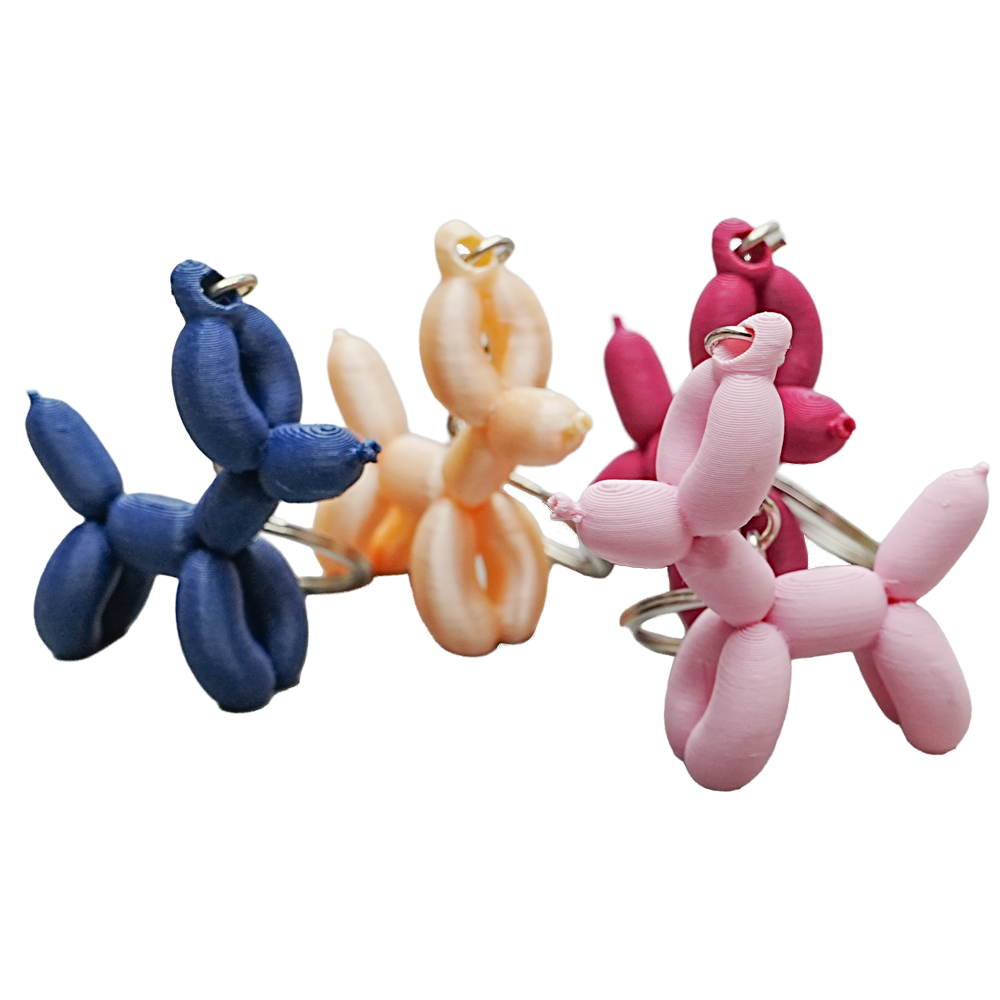 Sleutelhanger ballon hond PLA