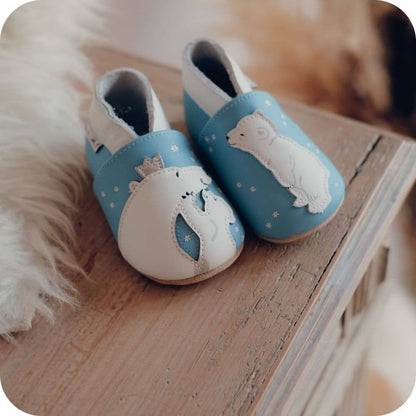 Babyslofjes leer berenknuffel