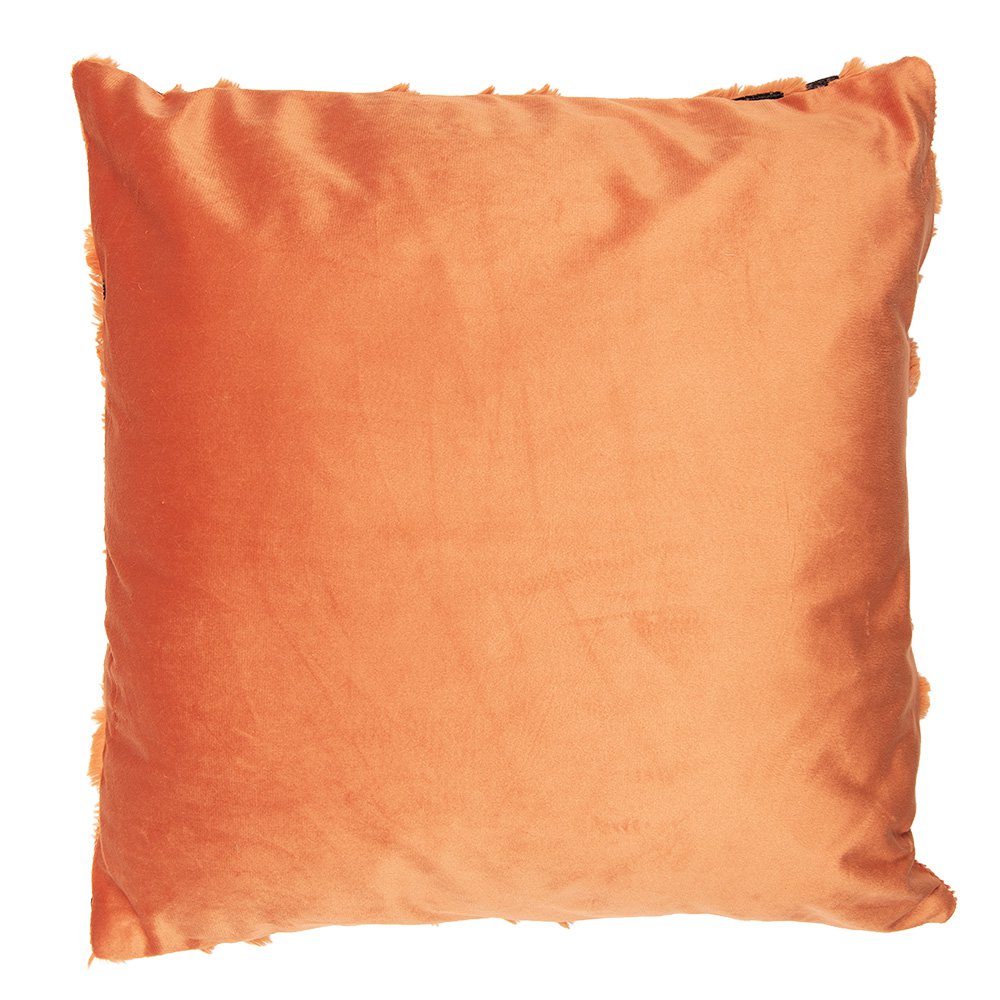 Cushion 45x45 cm Orange Synthetic