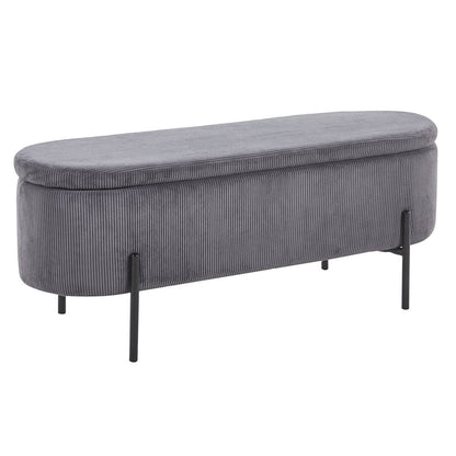 Daybed with storage function grey