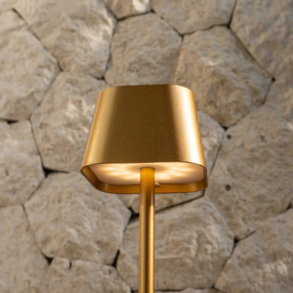 Tafellamp goud draadloos dimbaar 30 cm