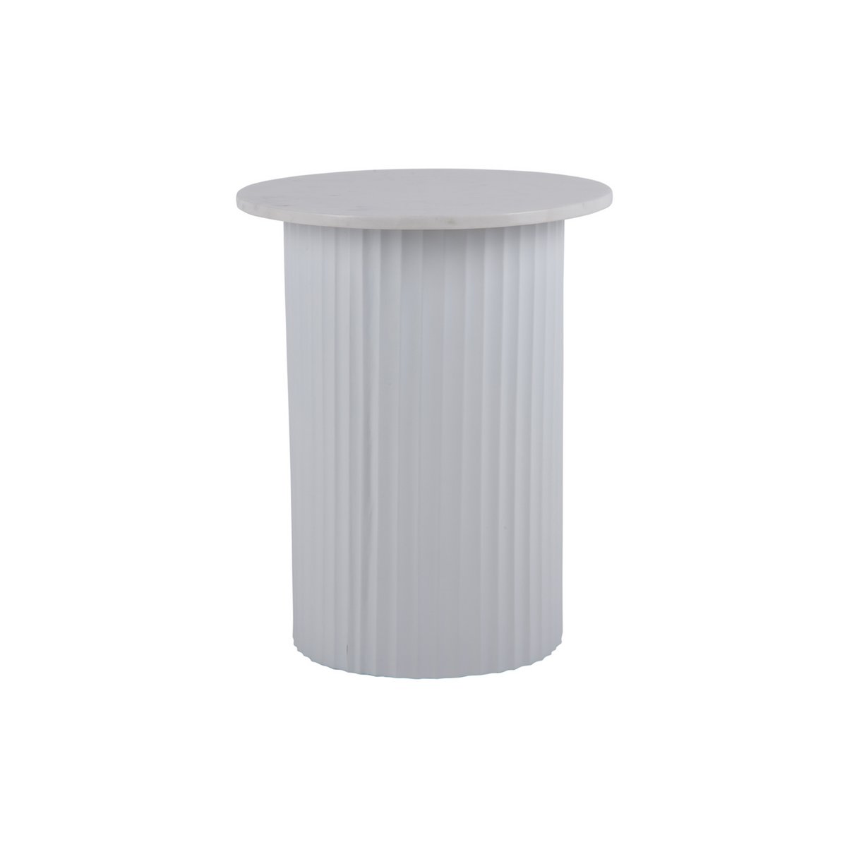 Salontafel marmer metaal 45 cm