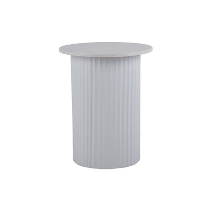 Salontafel marmer metaal 45 cm