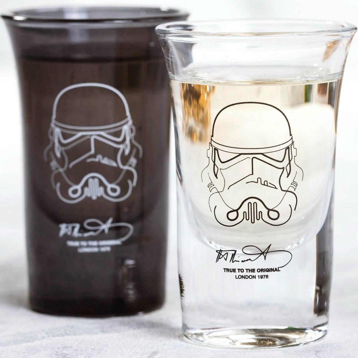 Borrelglaasjes set van 4 glas