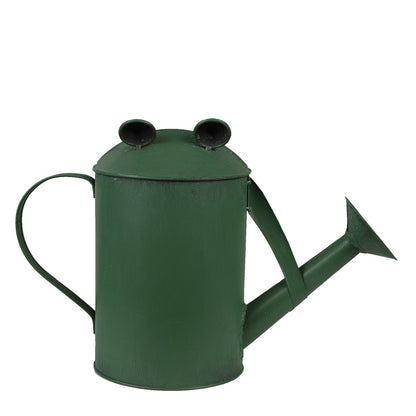 Decoratie Gieter 37x15x25 cm Groen Metaal Kikker Plantengieter