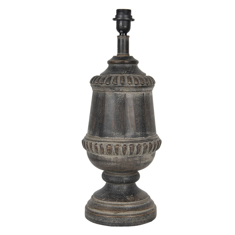 Lampenvoet 21x55 cm bruin hout