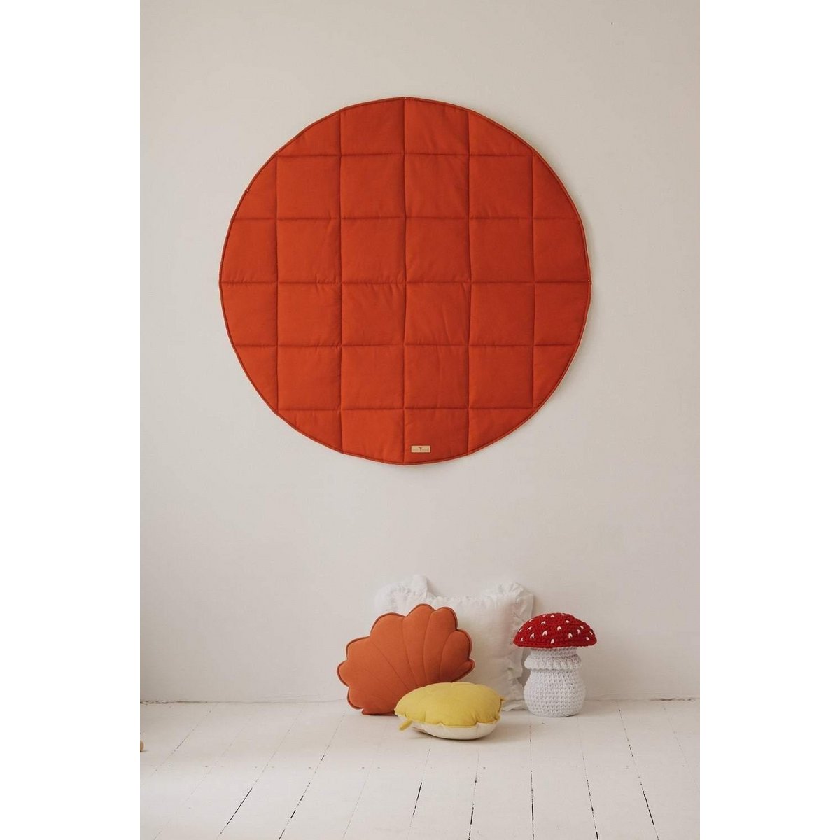 Ronde katoenen mat 100 cm