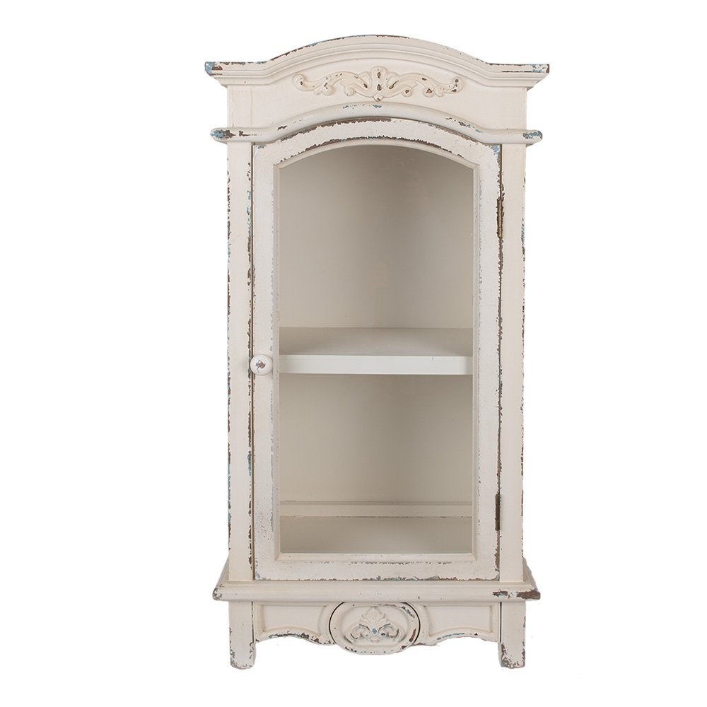 Wandkast 45x30x88 cm wit MDF