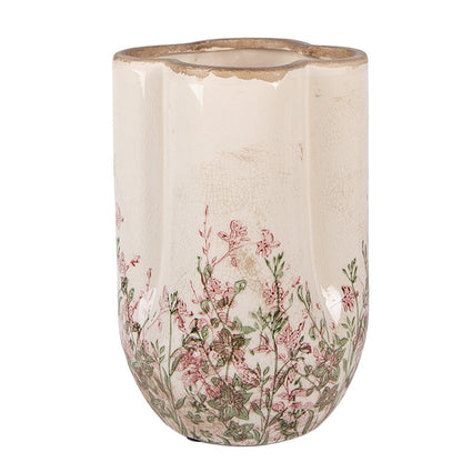 Vaas 16x24 cm beige keramiek