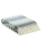 Woolen Blanket UGLE Blue Luxury Comfort For Home Atmospheric