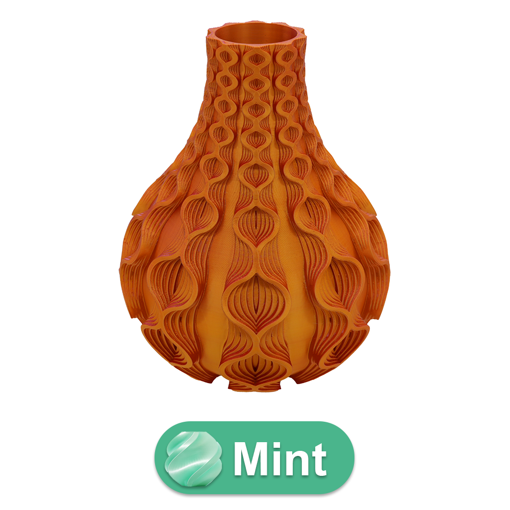 3D vaas Coral PLA 20-34 cm