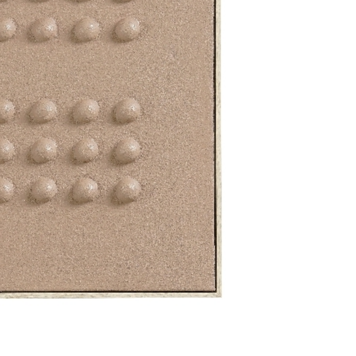 Wanddecoratie 60x40x3 cm donkerbruin plastic