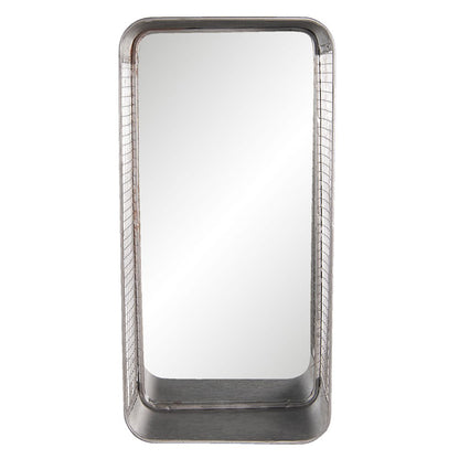 Mirror 28x57 cm Grey Iron Large Mirror