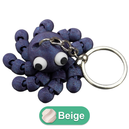 Sleutelhanger octopus PLA beweegbaar
