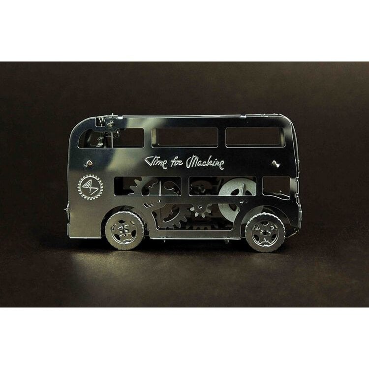 3D metalen bouwpakket dubbeldekker 9x3x5,2 cm