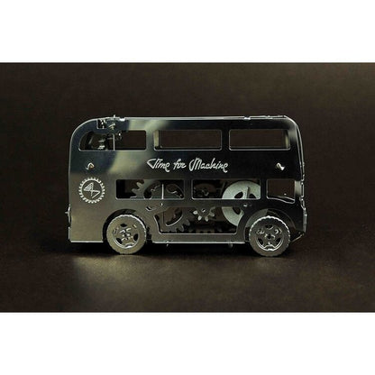 3D metalen bouwpakket dubbeldekker 9x3x5,2 cm