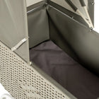 Doll's Pram Retro Rattan Grey